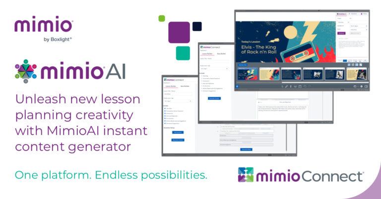 Unlock New Prospects: Introducing MimioAI inside MimioConnect™