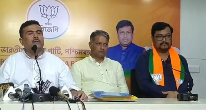 Bengal BJP MLA Soumen Roy Returns Home from TMC