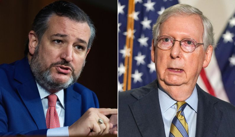 Ted Cruz calls for McConnell’s resignation as leader of the Senate after backlash against border deal grows