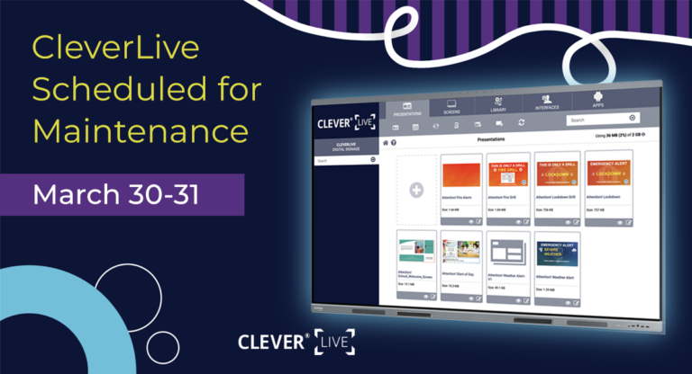 CleverLive Maintenance