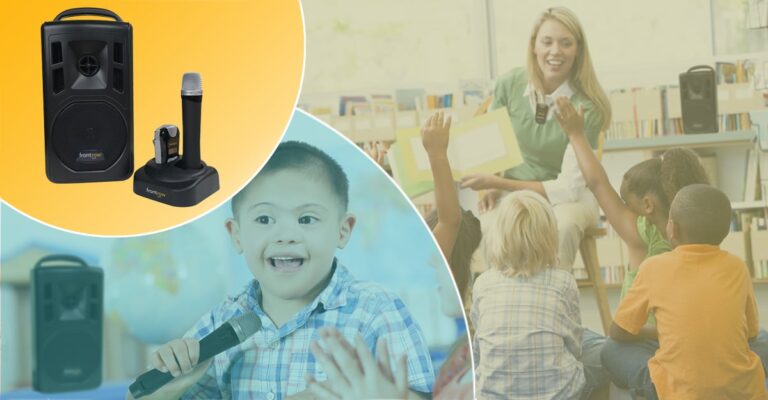What is the role of portable audio in classroom settings?