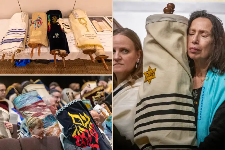 60 Torah Scrolls from the Nazi era are celebrated in a NYC synagogue